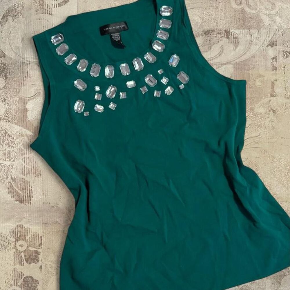 Cable-gauge Women's Green Blouse